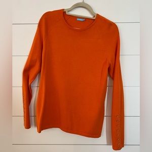J. McLaughlin, Jamey Sweater, Orange, Size M